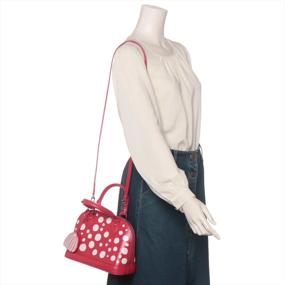 ヴィトン×草間彌生 エピ アルマBB M21698 レッド RFID反応あり