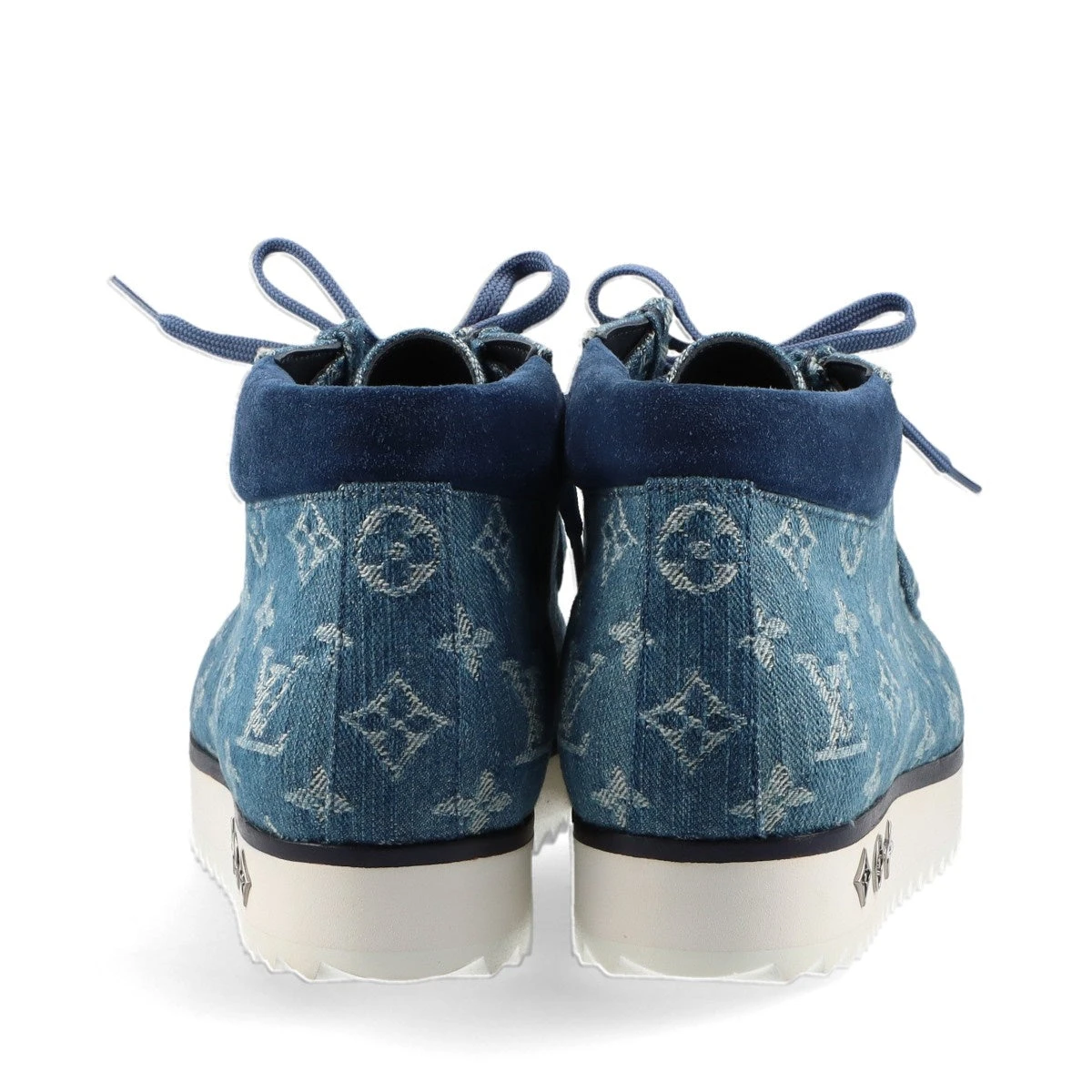 美品★正規品 LV コージーラインブーツ モノグラム・デニム NIGO限定 LOUIS VUITTON ルイヴィトン LVコージー ライン ミュール 1A81GD