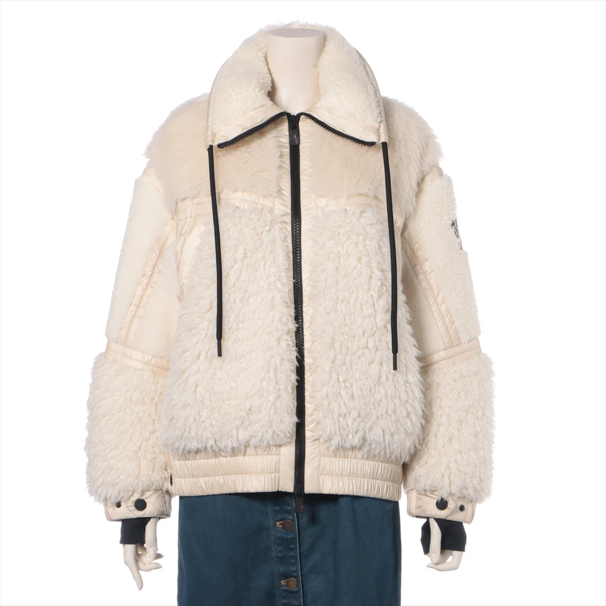 MONCLER アイボリー ダウンジャケット　グルノーブル MONCLER アイボリー ダウンジャケット グルノーブル MONCLER