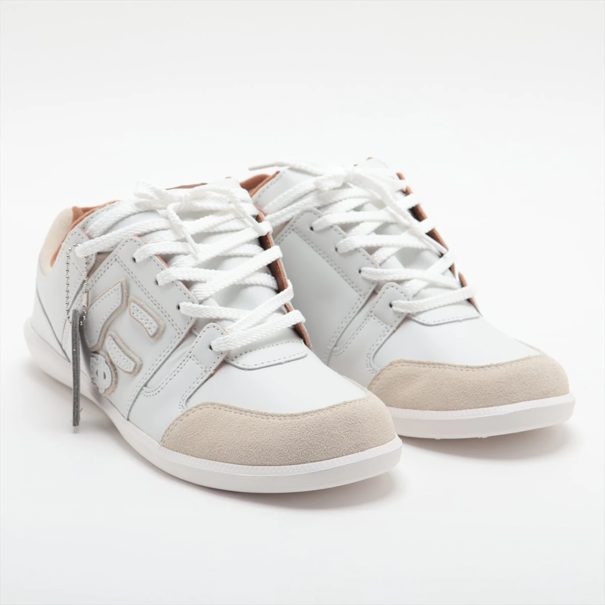 未使用・コラボ　サンガッチョ x ブランダライズド　パンチングレザースニーカー 限定コラボ サンガッチョ x ブランダライズド レザースニーカー