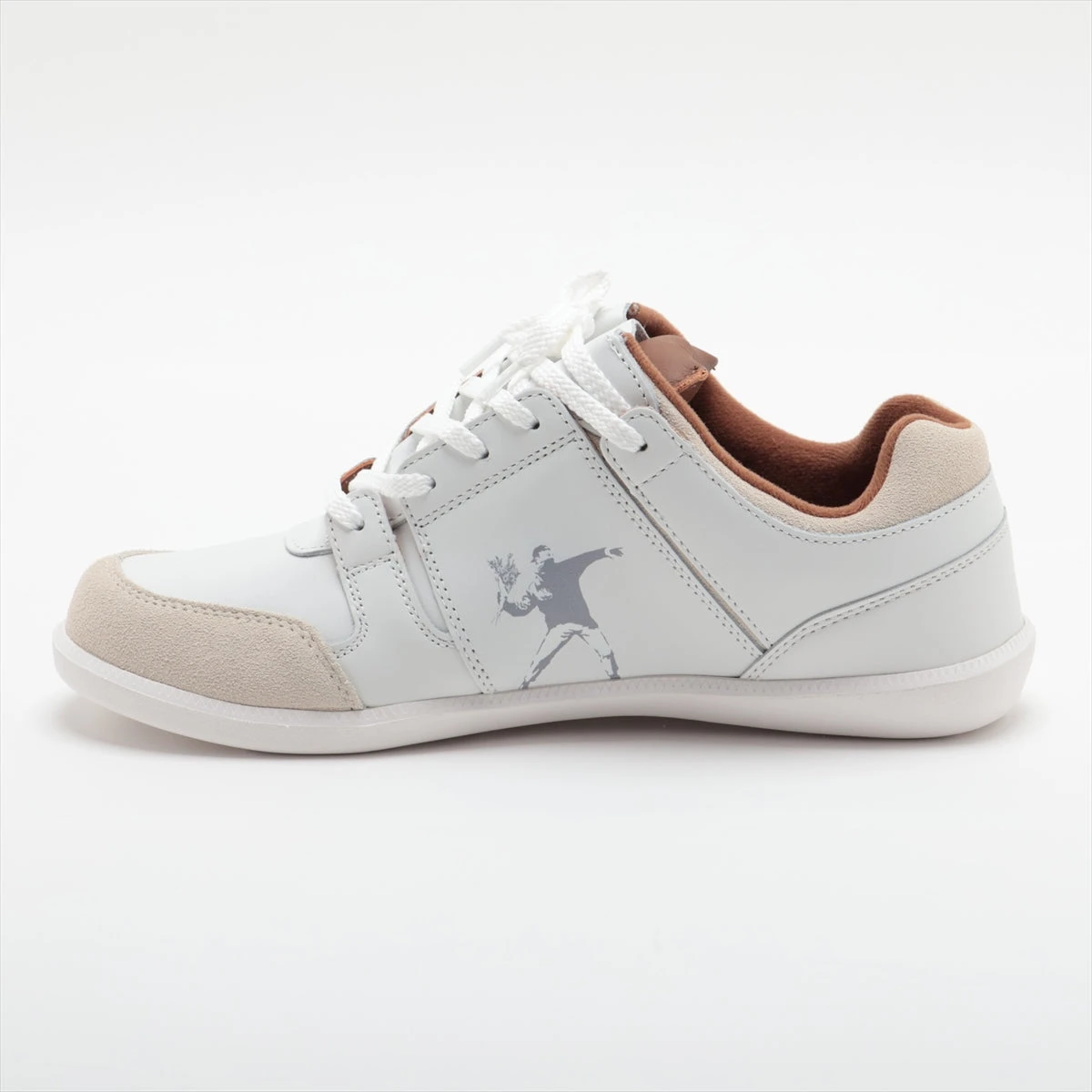 未使用・コラボ　サンガッチョ x ブランダライズド　パンチングレザースニーカー サンガッチョ×ブランダライズド レザー×スエード スニーカー