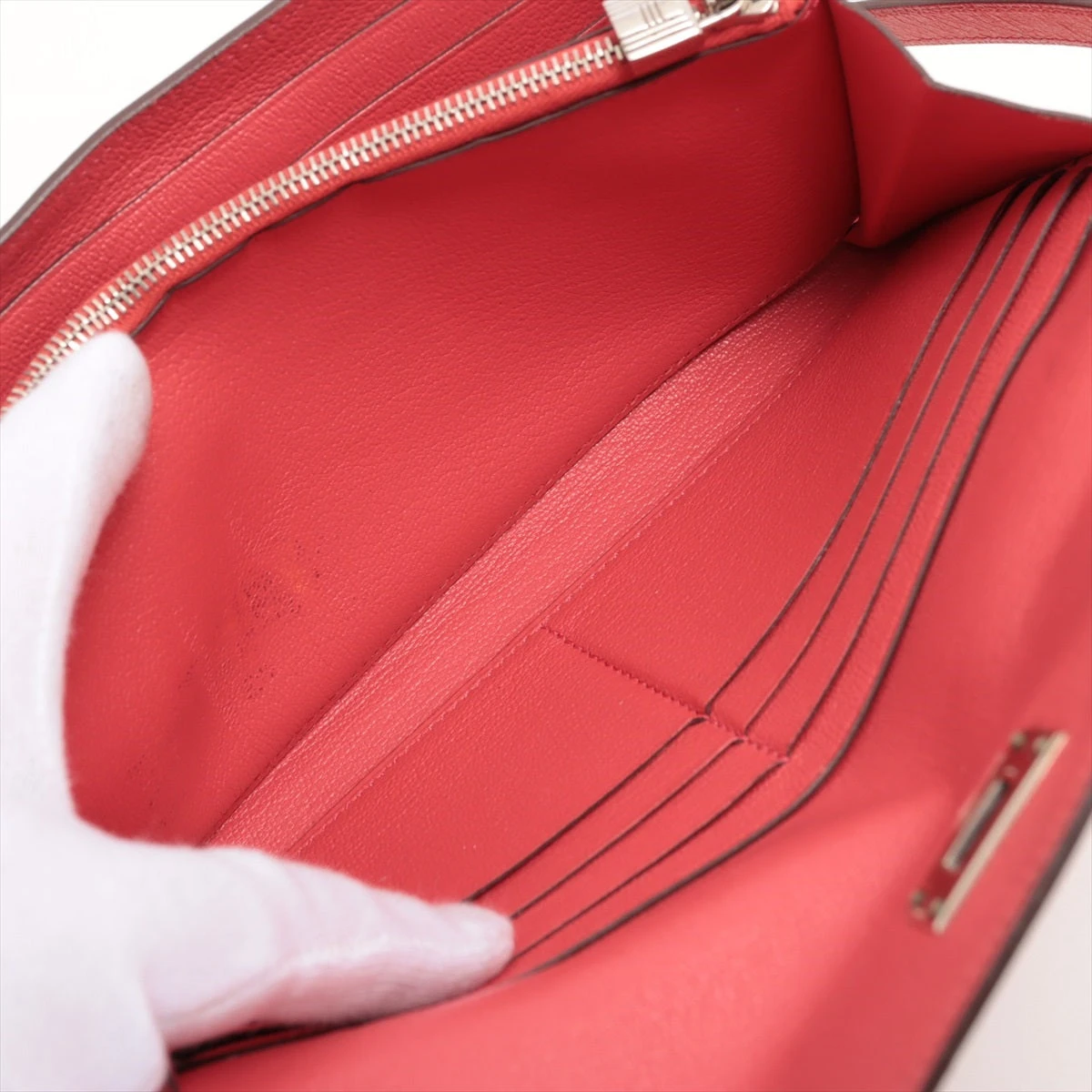 エルメス ケリーウォレット オーストリッチ 財布 ピンク