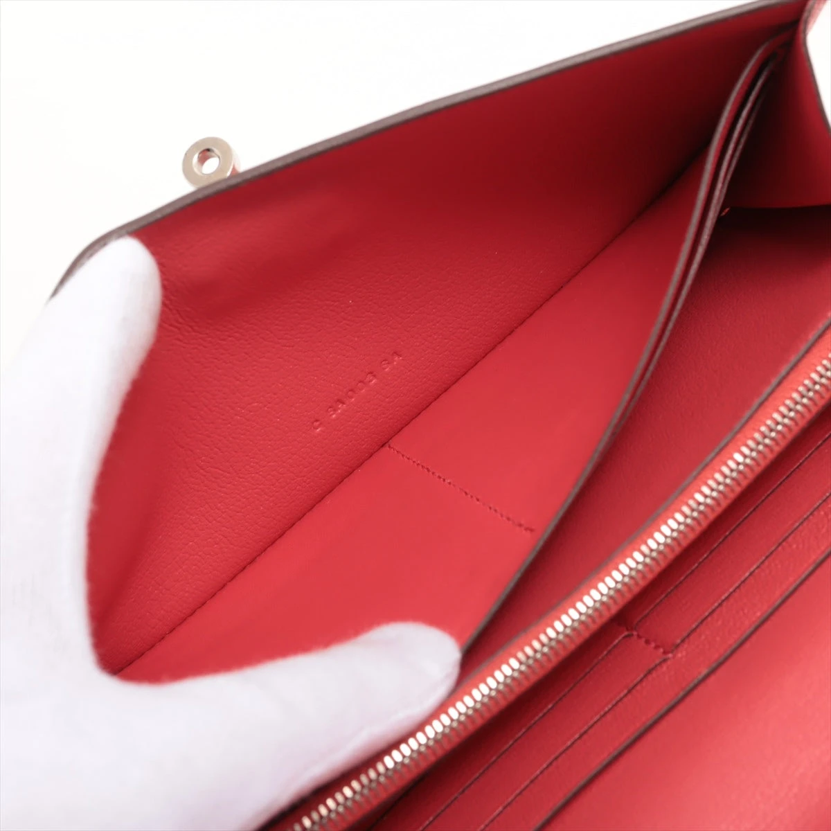 エルメス ケリーウォレット オーストリッチ 財布 ピンク