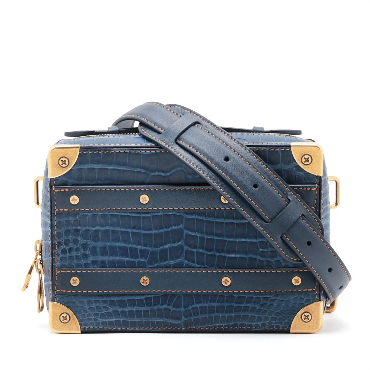 ヴィトン クロコダイル ミニ ソフトトランク - RFID反応あり A2922975