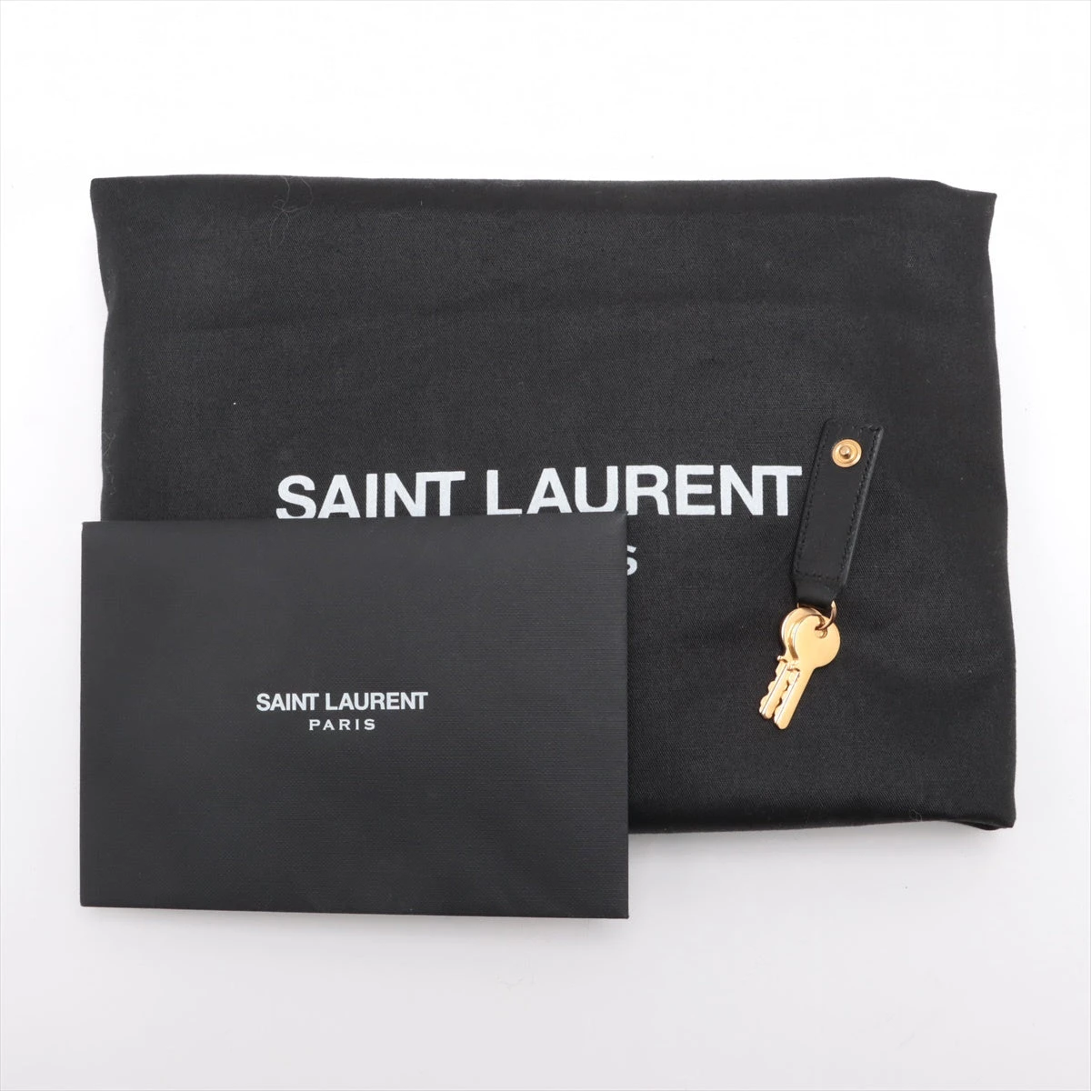 サンローランパリ サックドジュール ツイード×レザー 2WAY