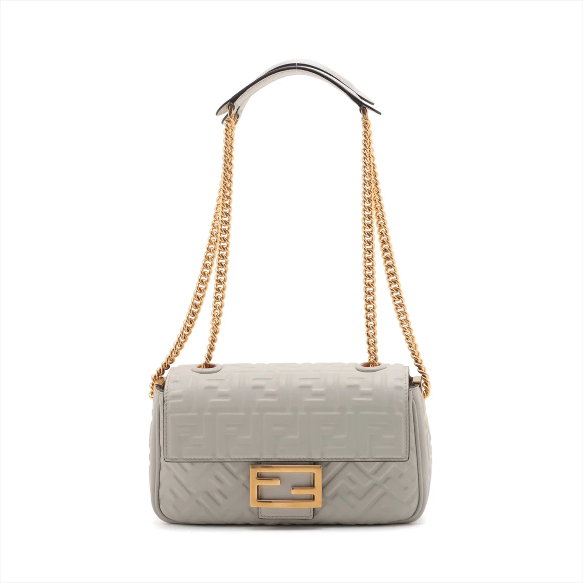 FENDI フェンディ マンマバケット オールレザー チェーンバッグ FENDI フェンディ ショルダーバッグ MAMMA BAGUETTE MEDIUM マンマ