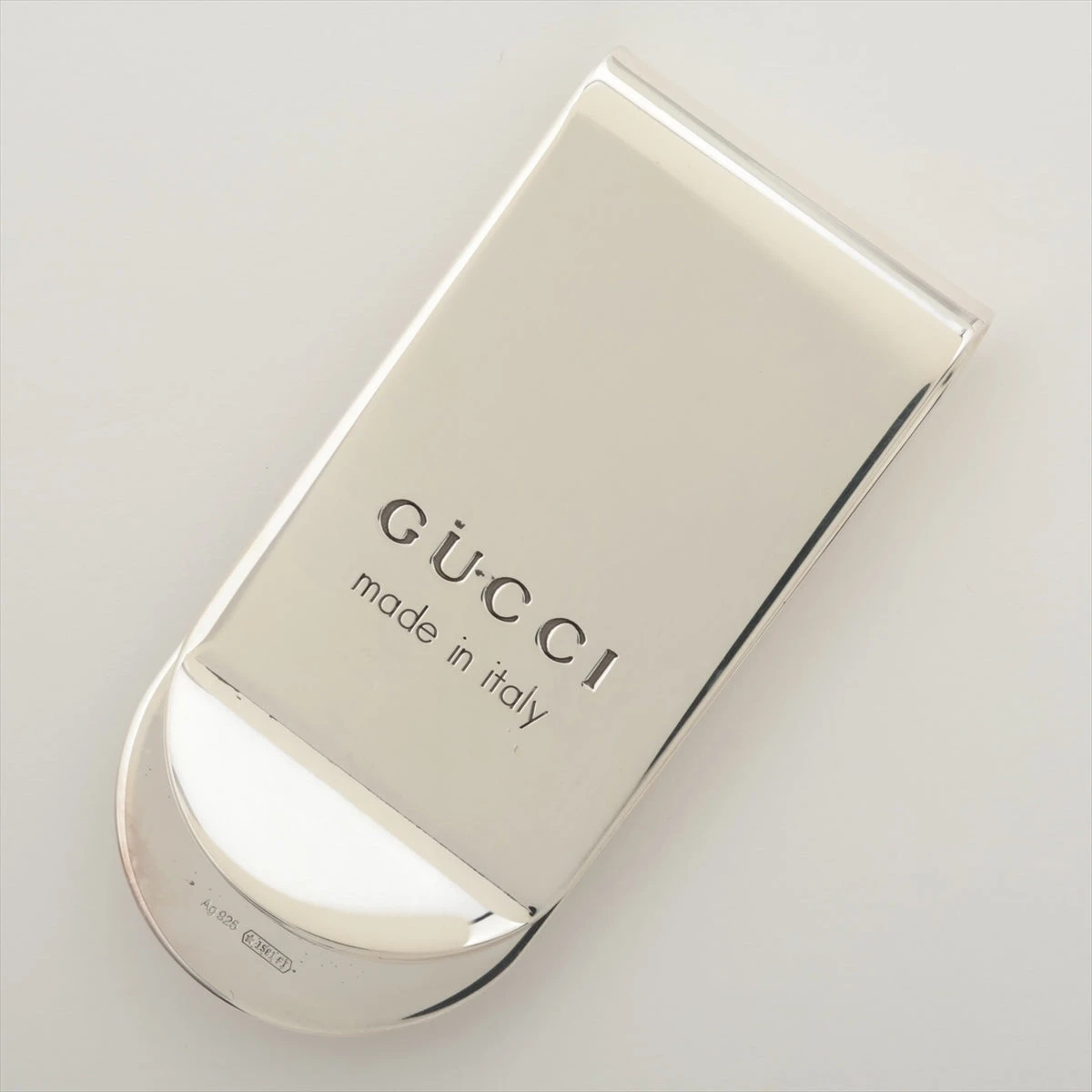 未使用品 GUCCI グッチ マネークリップ シルバー925 本物 GUCCI マネークリップ シルバー 925の買取実績 | 買取専門店さすがや