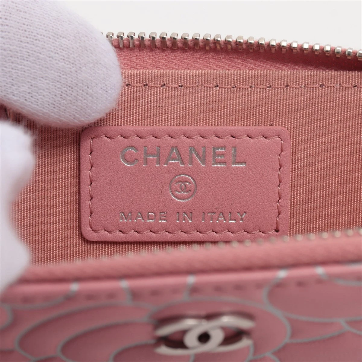 シャネル カメリア チェーンベルト ピンク シルバー CHANEL ☆SALE【5hc1984-h】シャネル 長財布 カメリア