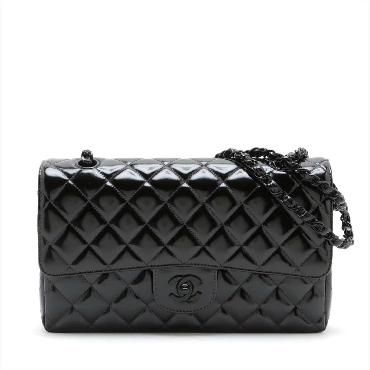 美品✨CHANEL マトラッセ　ビジネスバッグ　パテントレザー　ターンロック 美品✨CHANEL マトラッセビジネスバッグパテントレザーターンロック