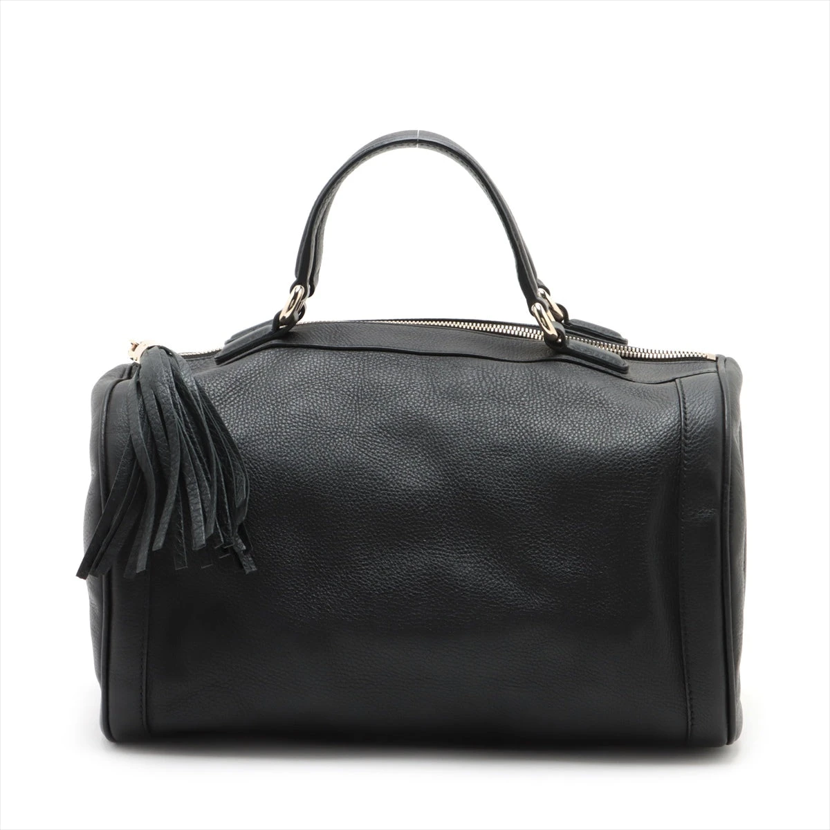 グッチ ソーホー レザー ボストンバッグ ブラック 282302