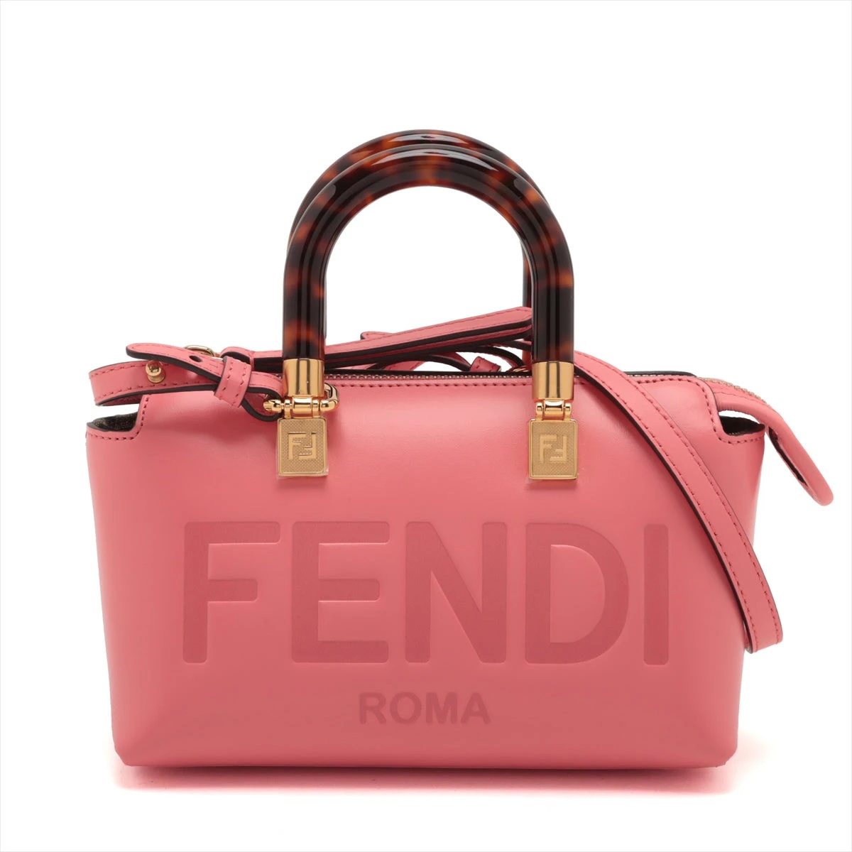 フェンディ バイザウェイミニ レザー 2WAYハンドバッグ ピンク 8BS067