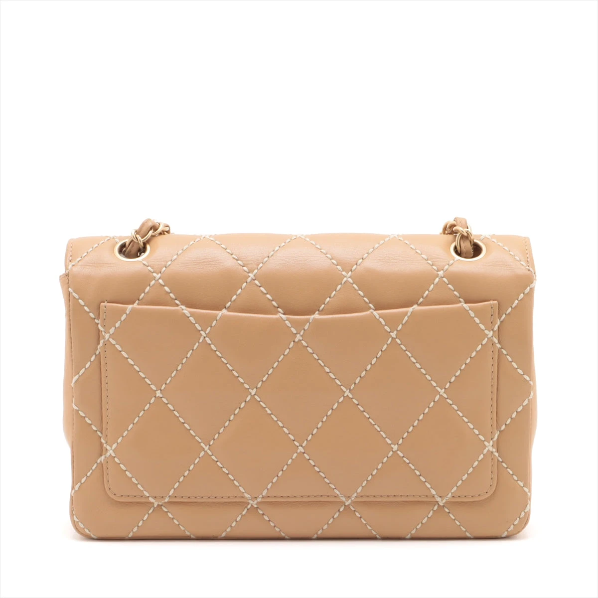CHANEL ベージュ タンクトップ 38 トップ - コットン、ライトベージュ