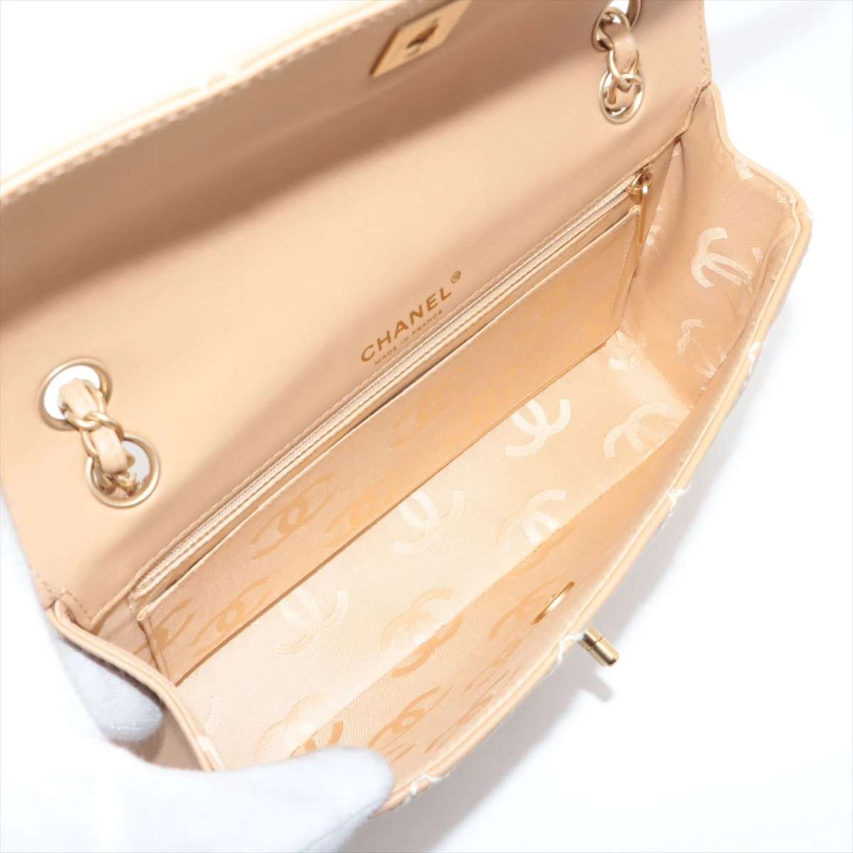 シャネル ワイルドステッチ レザー シングルフラップ ダブル シャネル ワイルドステッチ レザー シングルフラップ ダブル