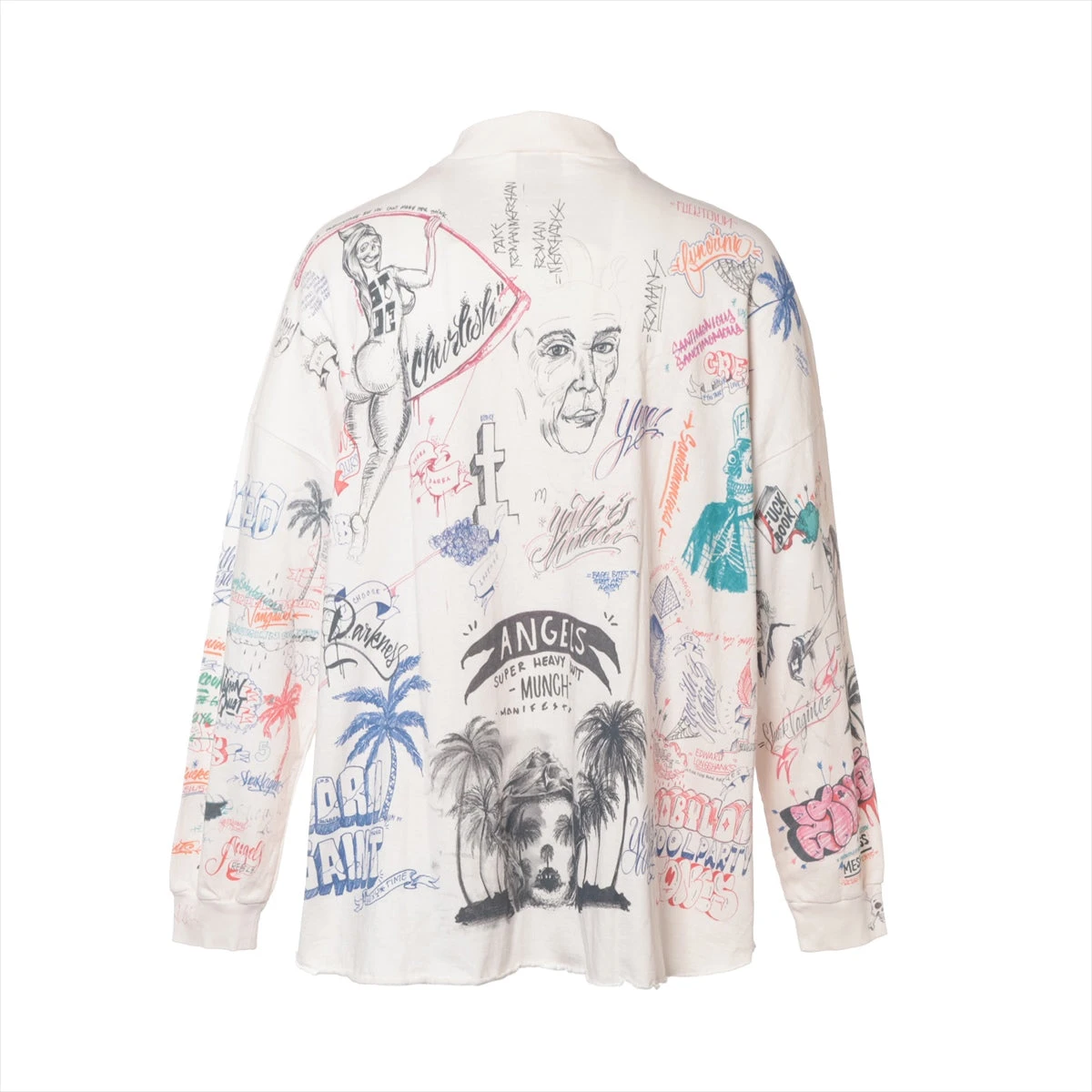 セントマイケル 24SS コットン ロングTシャツ OS ホワイト SM