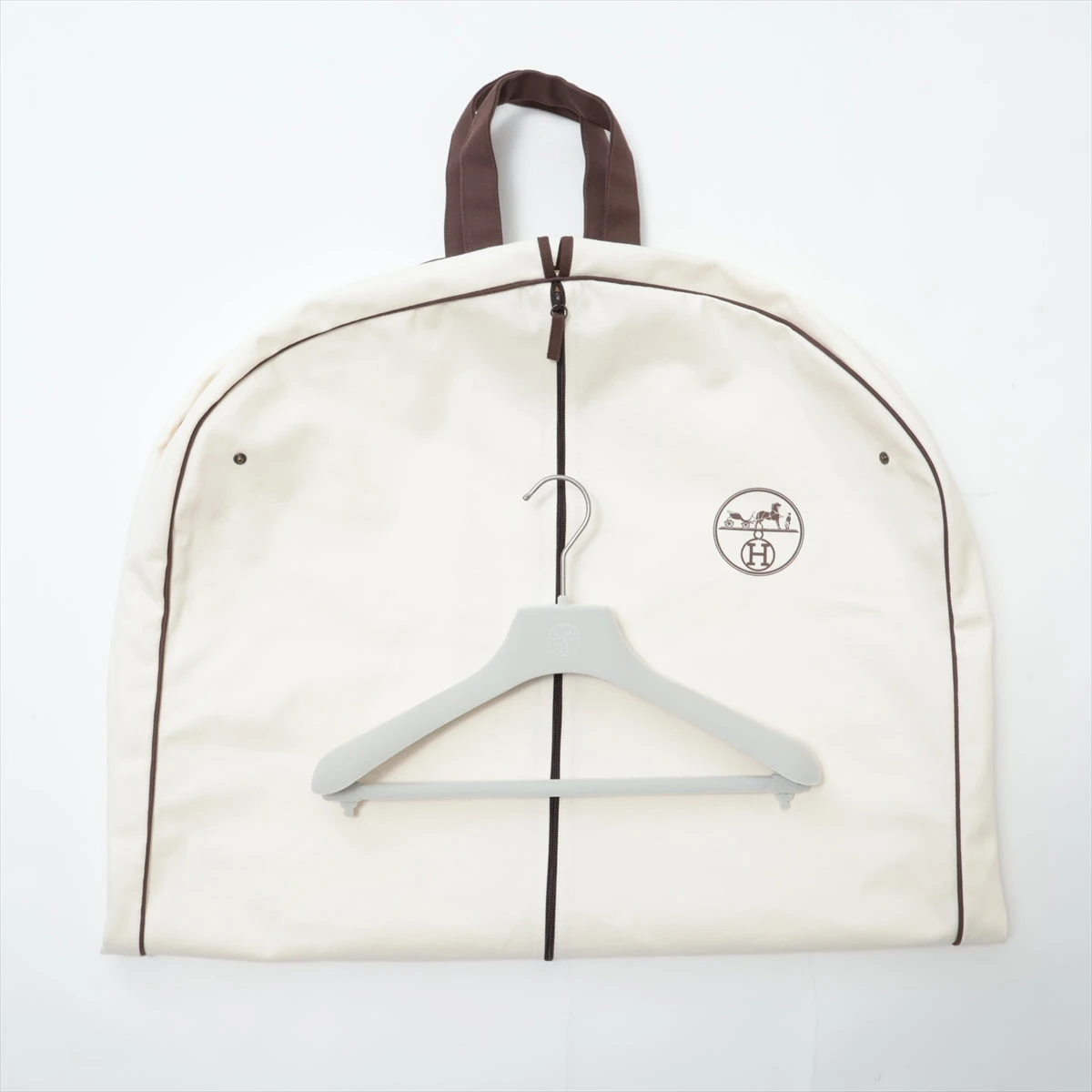 エルメス 23AW ウール ダッフルコート 38 レディース ブルー 3H0149DK 