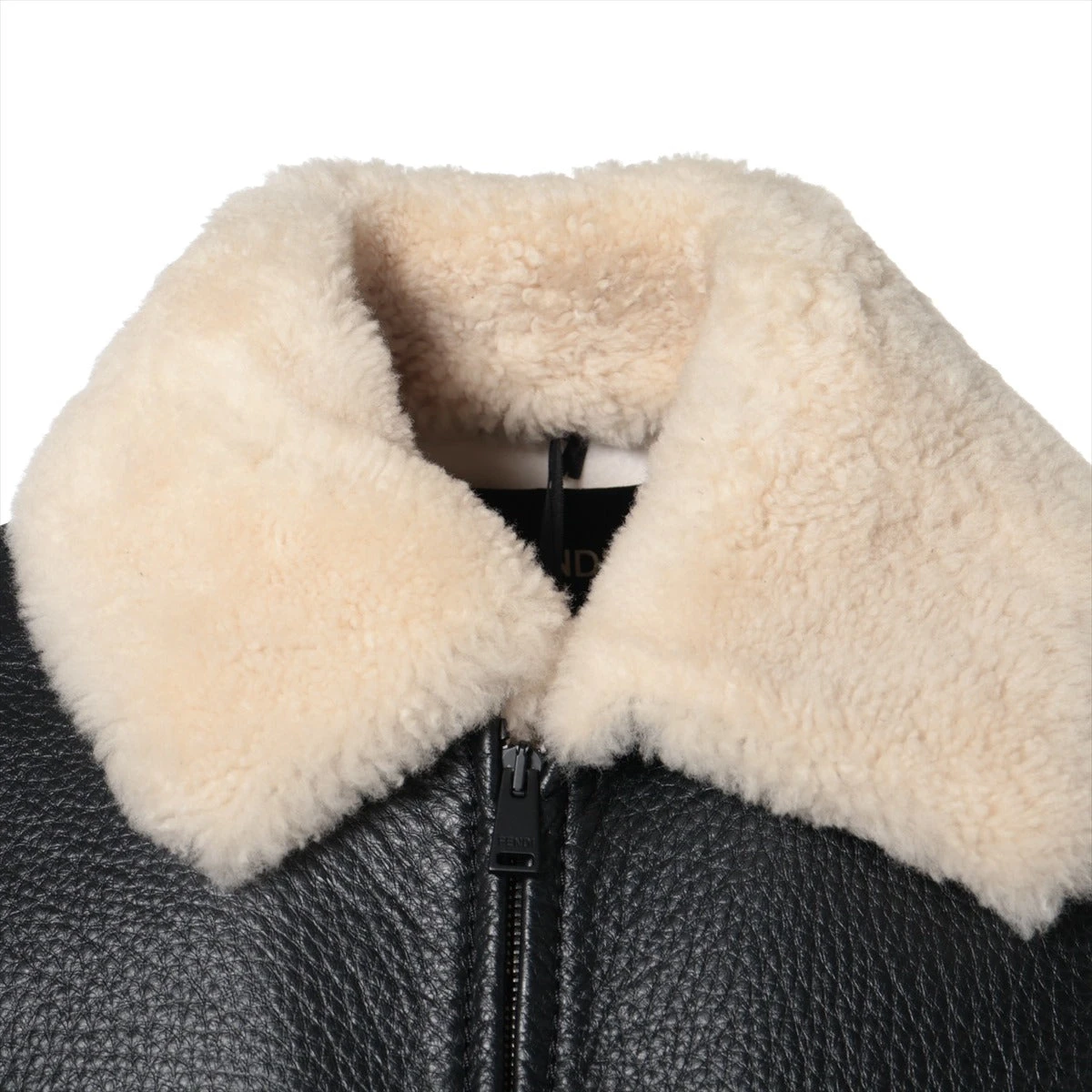 FENDI フェンディ コレクション利用 レザー ジャケット サイズ44 FENDI フェンディ コレクション利用 レザー ジャケット サイズ44