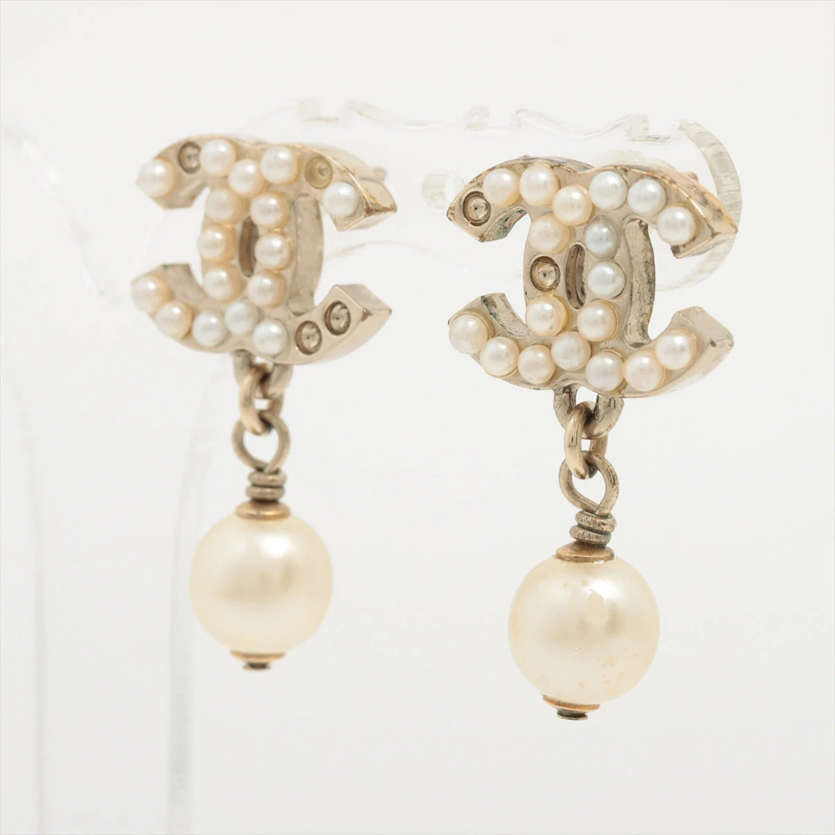 CHANEL シャネル ココマーク フェイクパール ピアス B14S 箱付 楽天市場】シャネル ピアス ココマーク シルバー フェイクパール