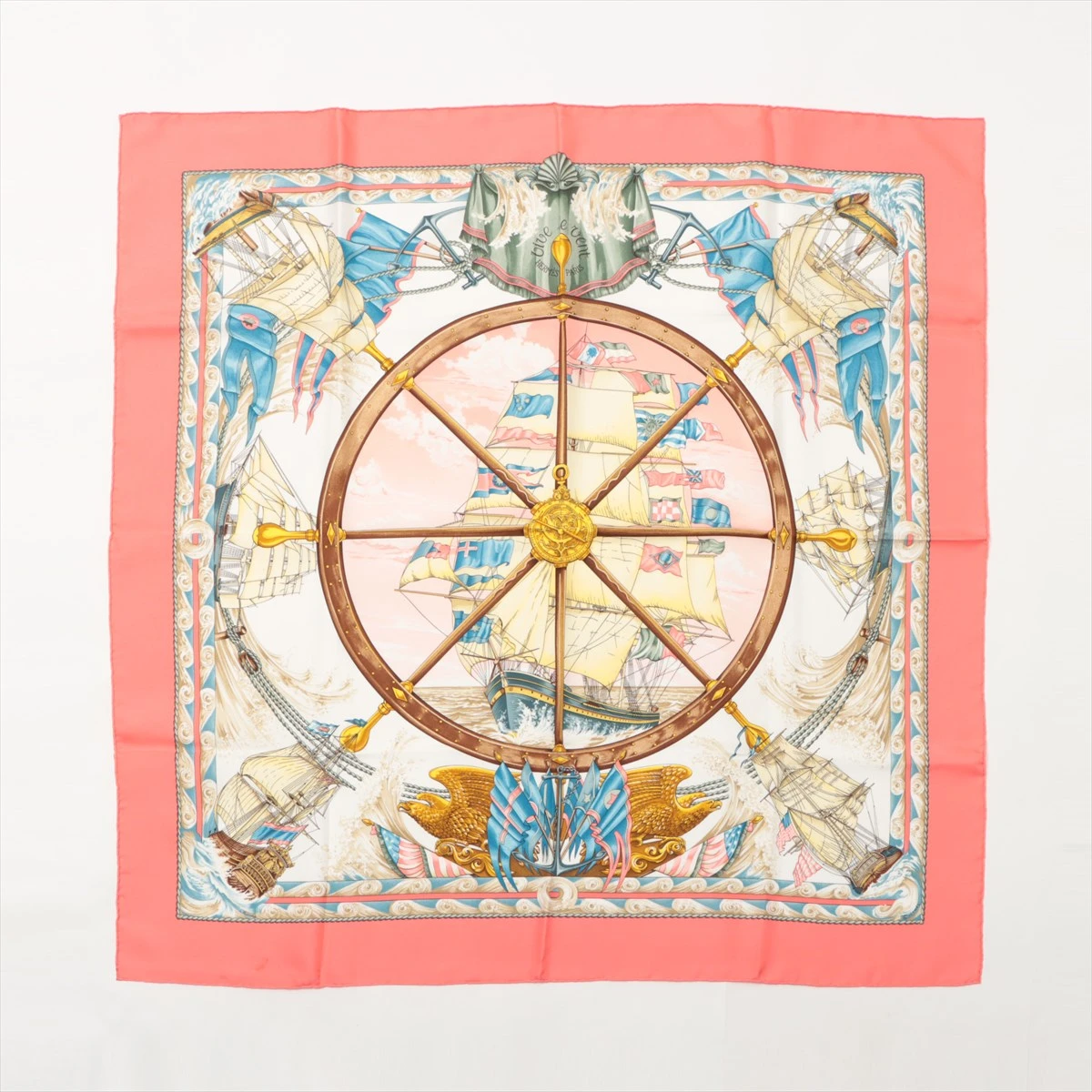 HERMES エルメス スカーフ カレ90 VIVE LE VENT 風よ吹け - メルカリ