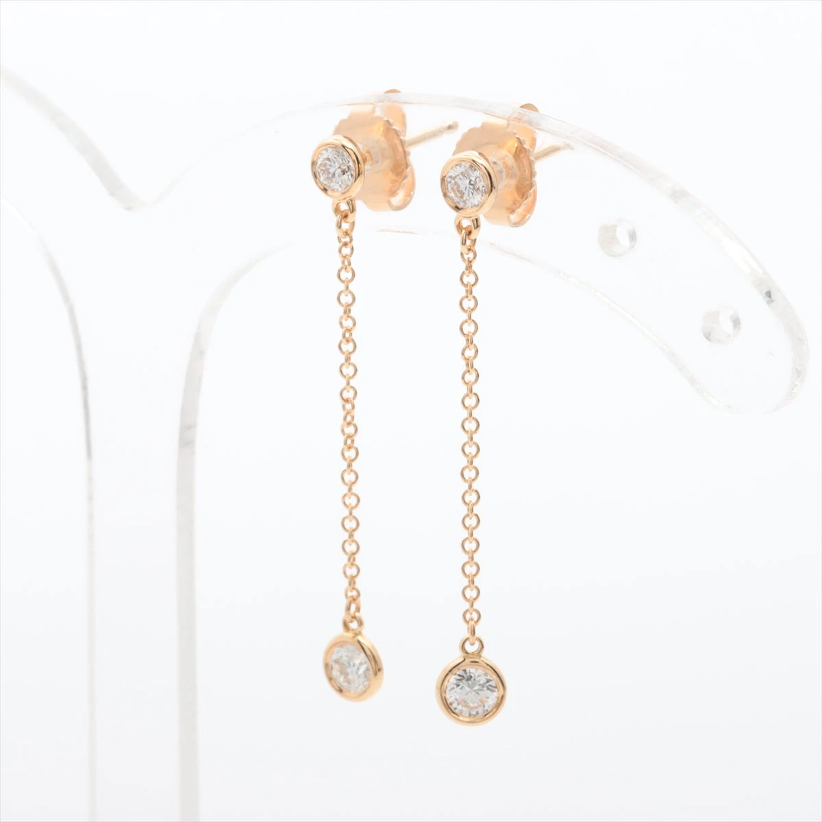 TIFFANY＆CO ティファニー バイザヤードピアス ダイヤモンド YG
