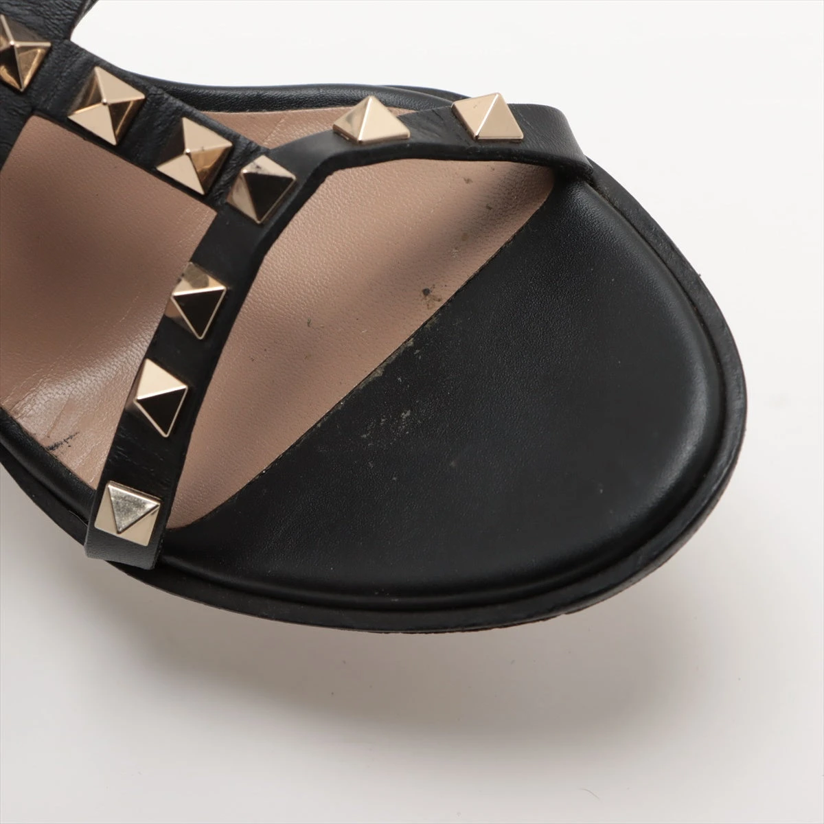 ヴァレンティノ 39 25 レザー サンダル スタッズ 太ヒール ブラック VALENTINO - 【美品】 VALENTINO / ヴァレンティノ | ロック