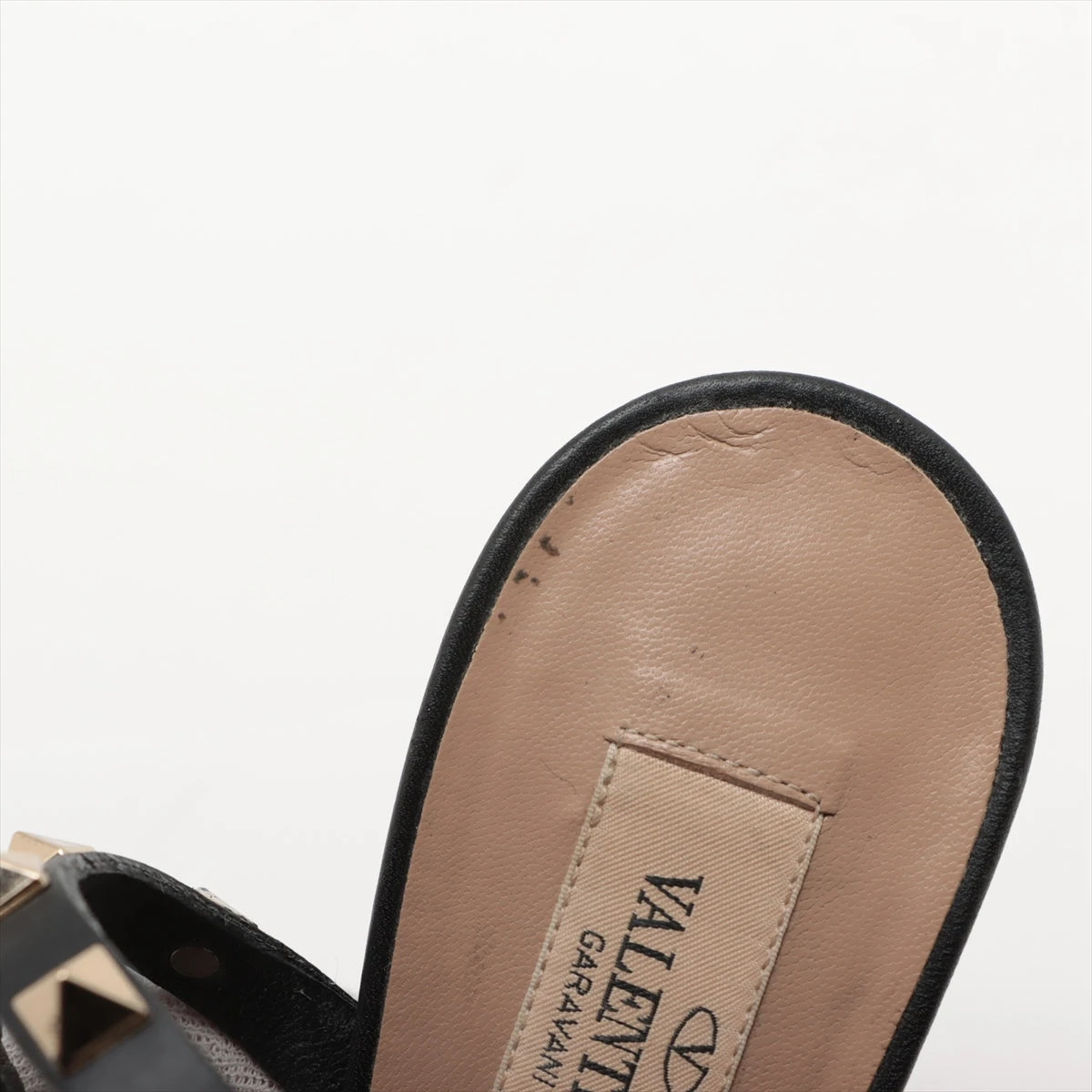 ヴァレンティノ 39 25 レザー サンダル スタッズ 太ヒール ブラック VALENTINO - 【美品】 VALENTINO / ヴァレンティノ | ロック
