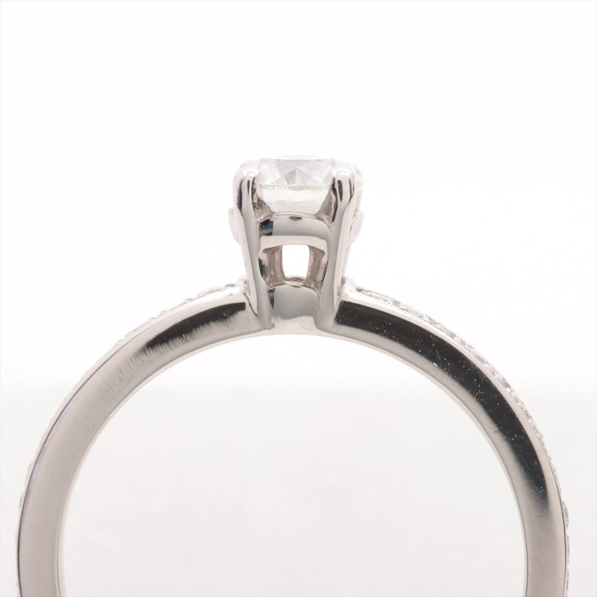 美品】BVGALI Pt950 ダイヤ0.35ctローマアモール リング 9号