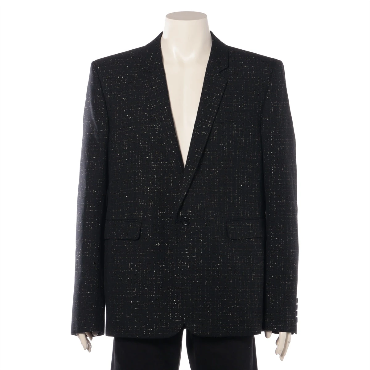サンローランパリ 20年 ウール テーラードジャケット 56 メンズ