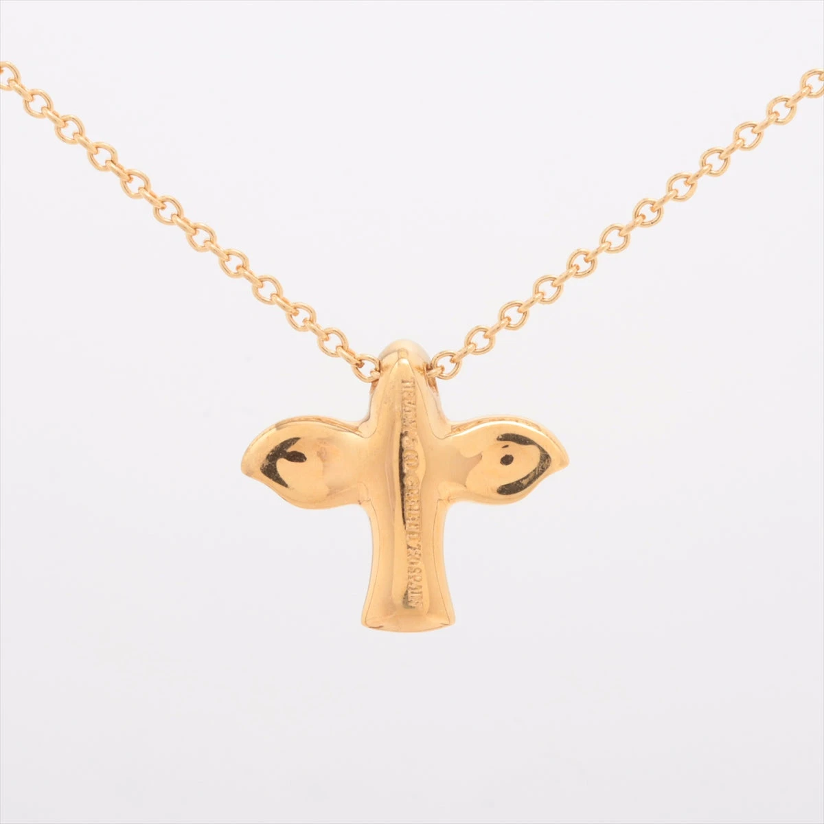 ティファニー バードクロス ネックレス 750(YG) 3.6g A2956525｜中古