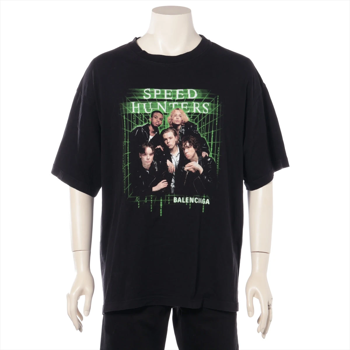 22ssモデル！バレンシアガスピーカーハンターアップサイドダウンTシャツ