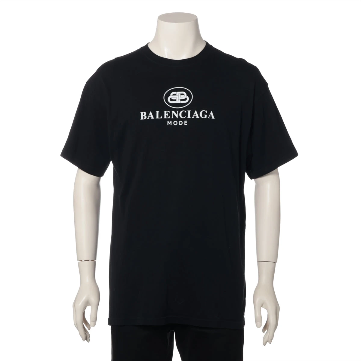 バレンシアガ 半袖Tシャツ ロゴ総柄 ブラック XS BALENCIAGA バレンシアガ 半袖Tシャツ ロゴ総柄 ブラック XS BALENCIAGA
