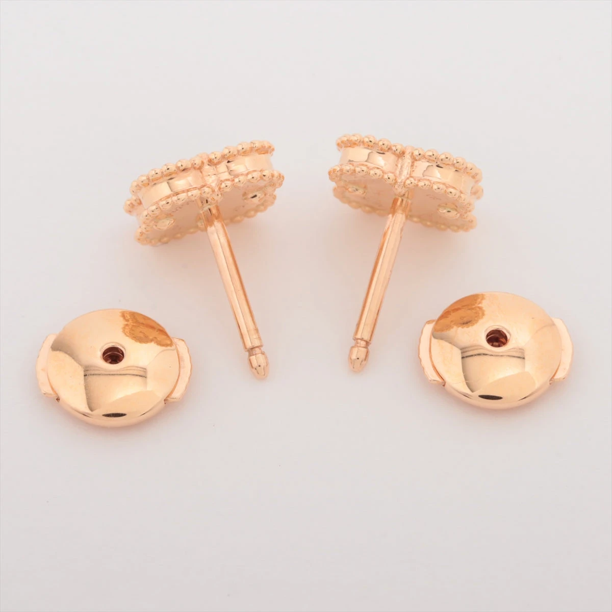 ヴァンクリーフ&アーペル スウィートアルハンブラ カーネリアン ピアス