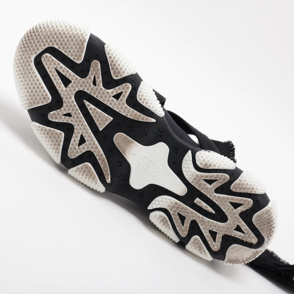 レッドヴァレンティノ レザー×ファブリック スニーカー 37 レディース