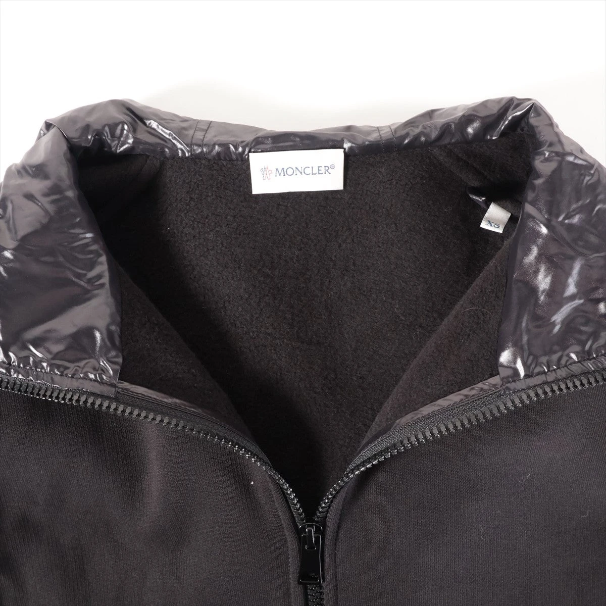 モンクレール 22年 コットン×ナイロン パーカー XS メンズ