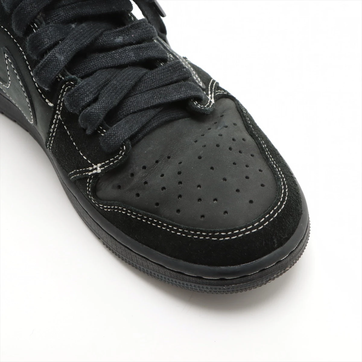 Nike スエード ブラック スニーカー DM7866-202 新品 DM7866 202 Jordan 1 Retro Low OG SP Travis Scott Velvet