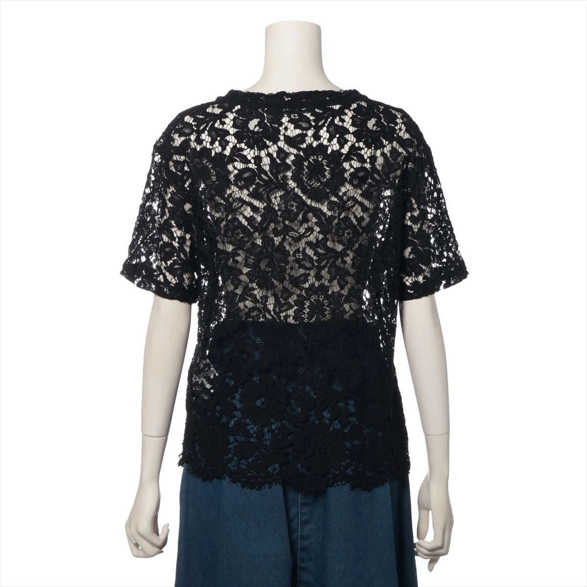新品 ヴァレンティノ 2019ss フラワー レース シャツジャケット 黒 40