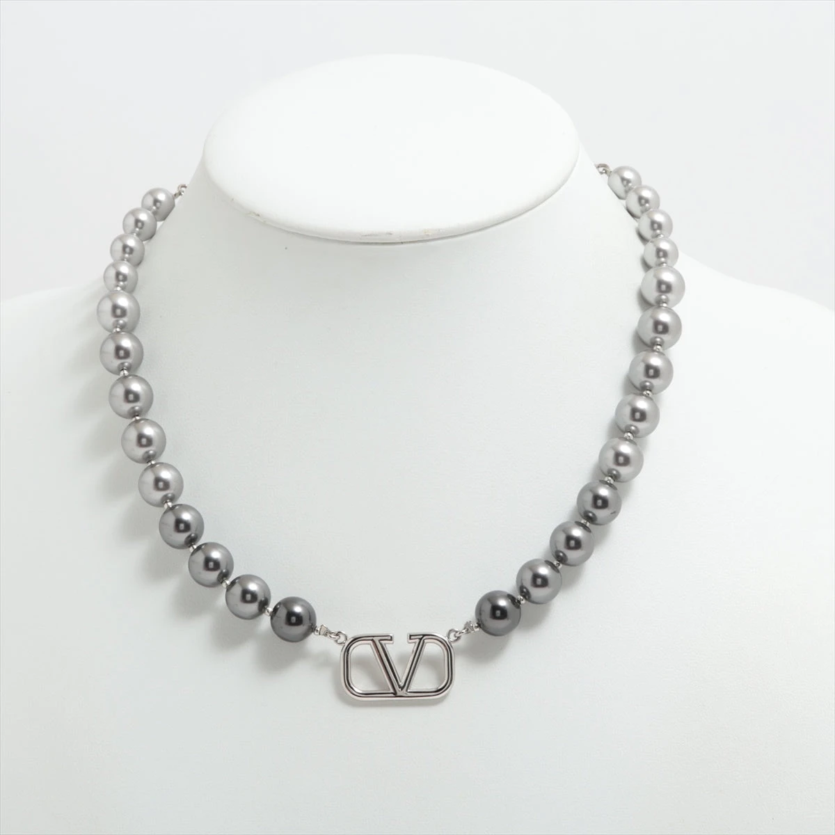 VALENTINO パール ネックレス シルバー 【公式通販】