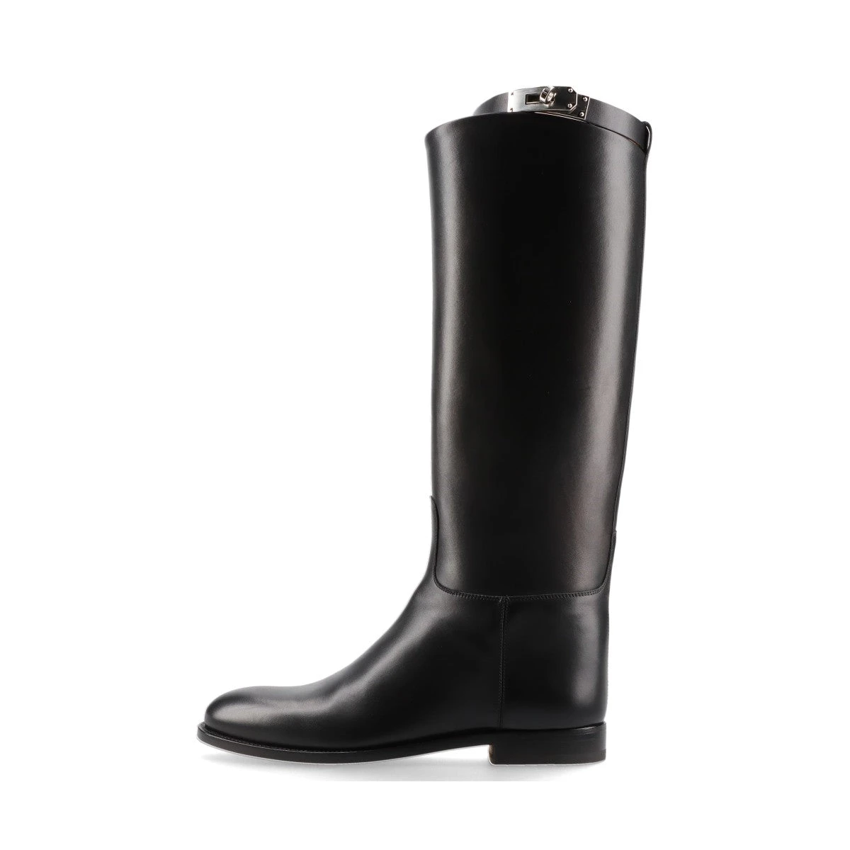 Hermes ロングブーツ ジャンピングブーツ 黒 34 1/2