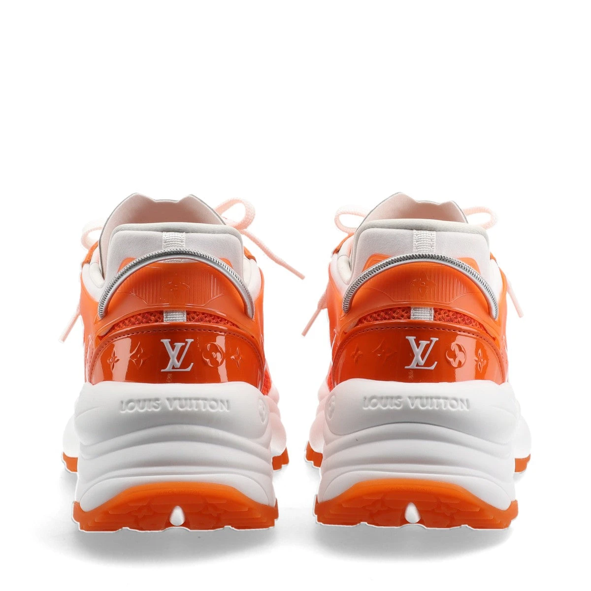 ヴィトン ラン55ライン 22年 レザー×メッシュ スニーカー EU37