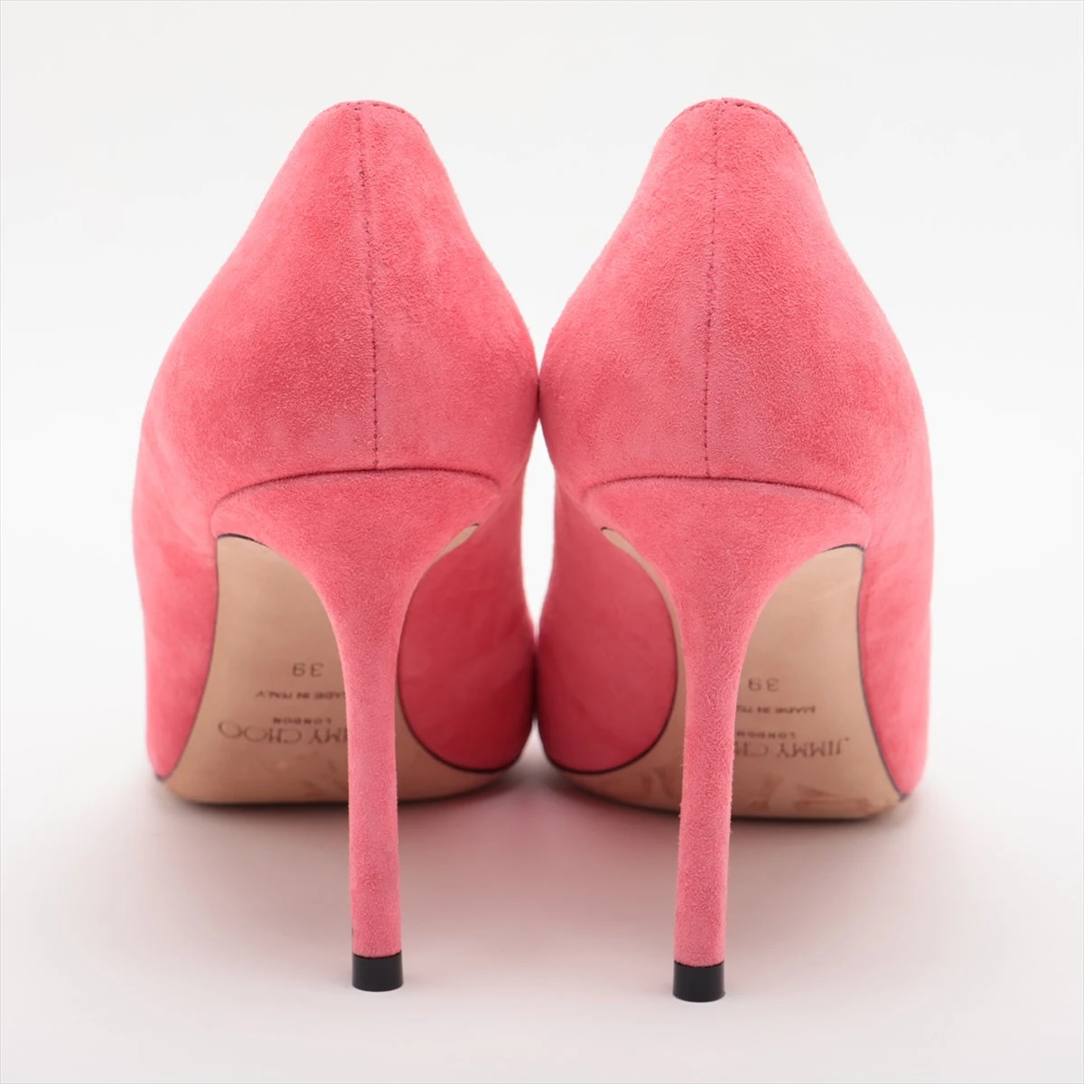 ジミーチュウ ROMY 85 スエード パンプス 39 レディース ピンク
