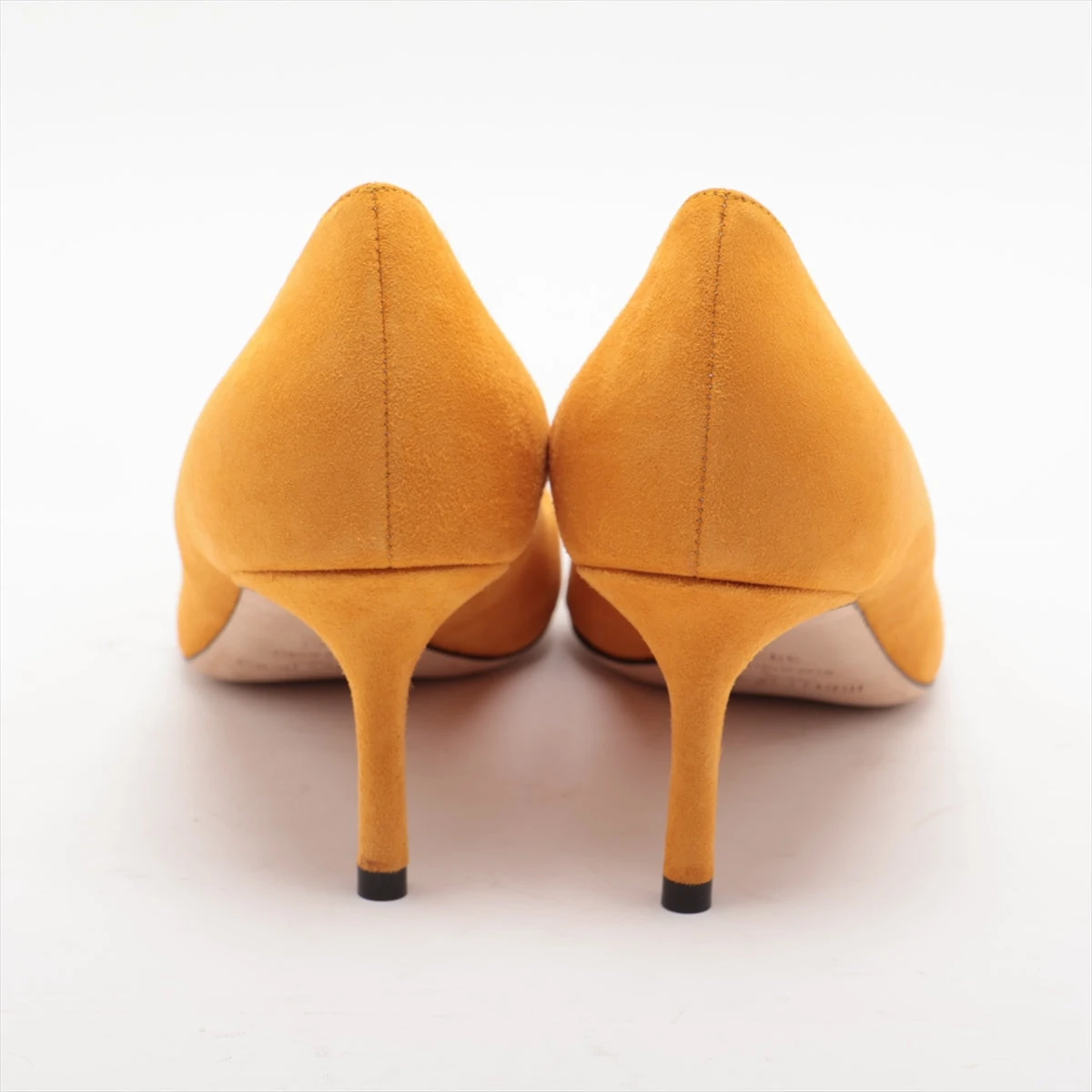 JIMMY CHOO イエロー スエード ハイヒール ジミーチュウ ROMY 60 レザー×スエード パンプス 39 レディース