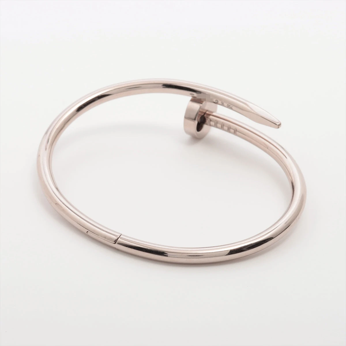 カルティエ ジュストアンクル ブレスレット 750(WG) 32.9g 16 A2960747