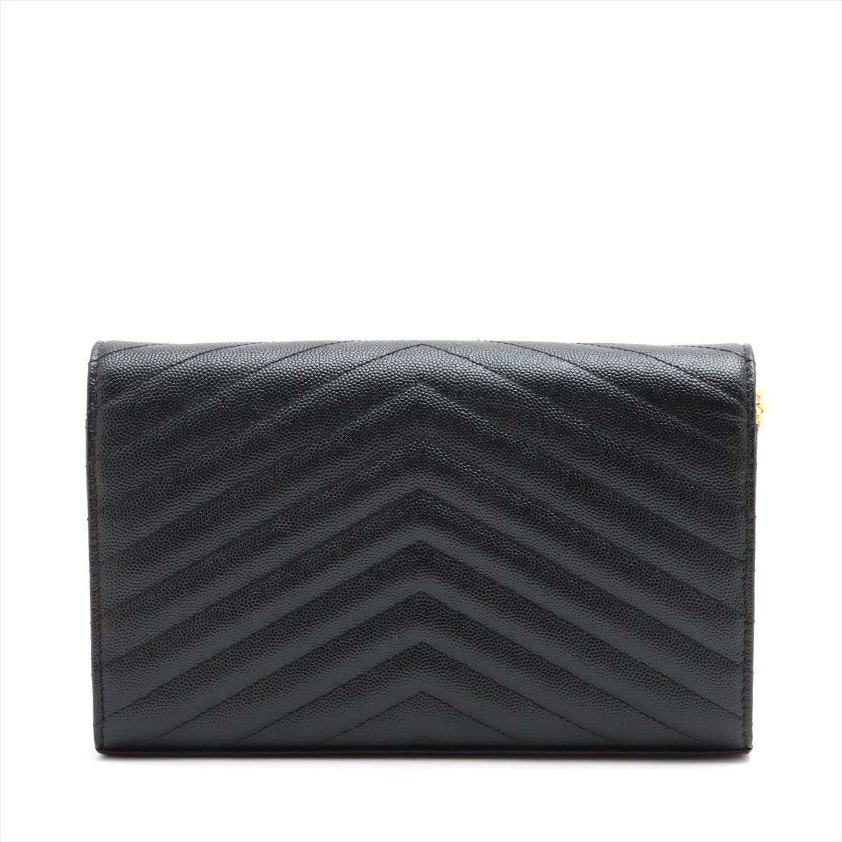 サンローランパリ モノグラム レザー チェーンウォレット