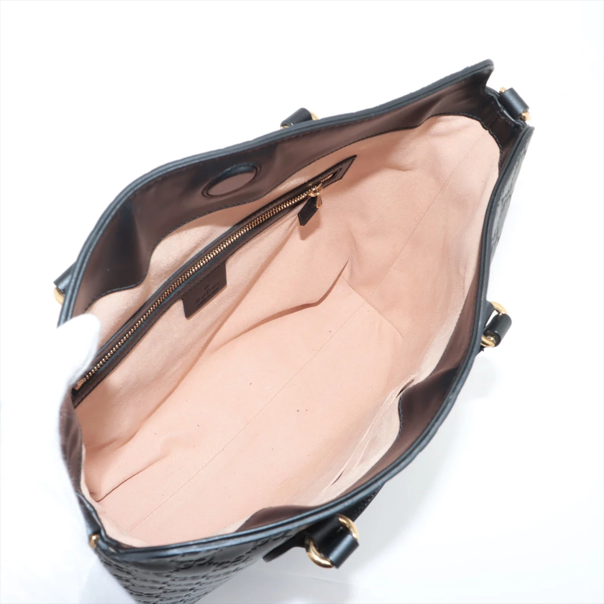 グッチ グッチシマ レザー 2WAYハンドバッグ ブラック 428226 A2945704 
