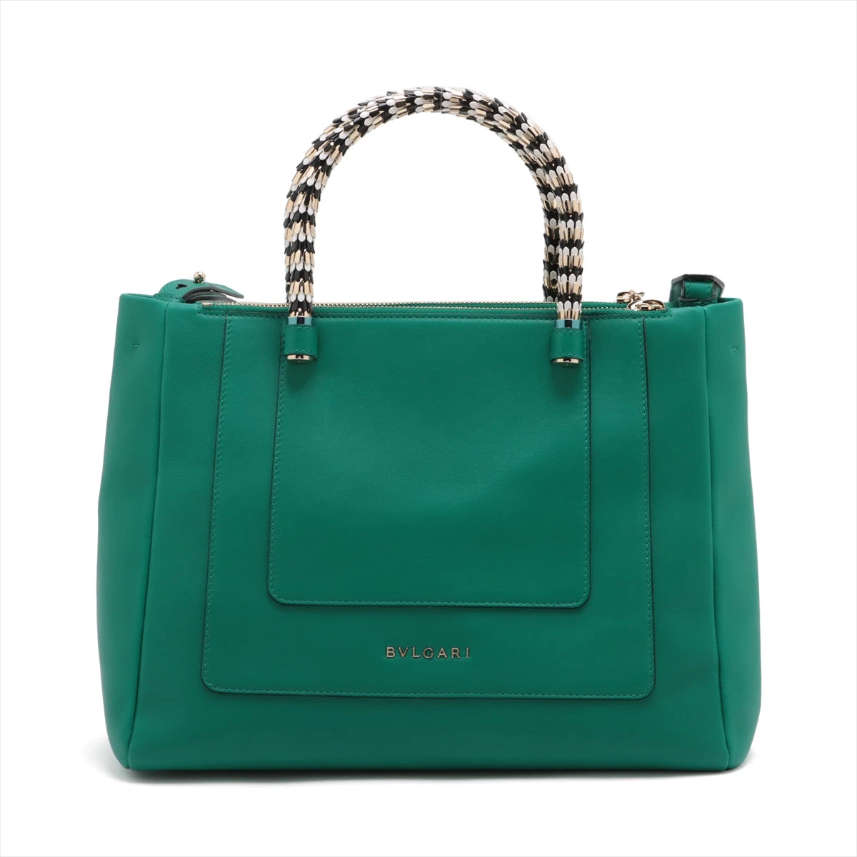 ブルガリ セルペンティ レザー 2way バッグ ブルガリ セルペンティ スカリエ レザー 2WAYハンドバッグ