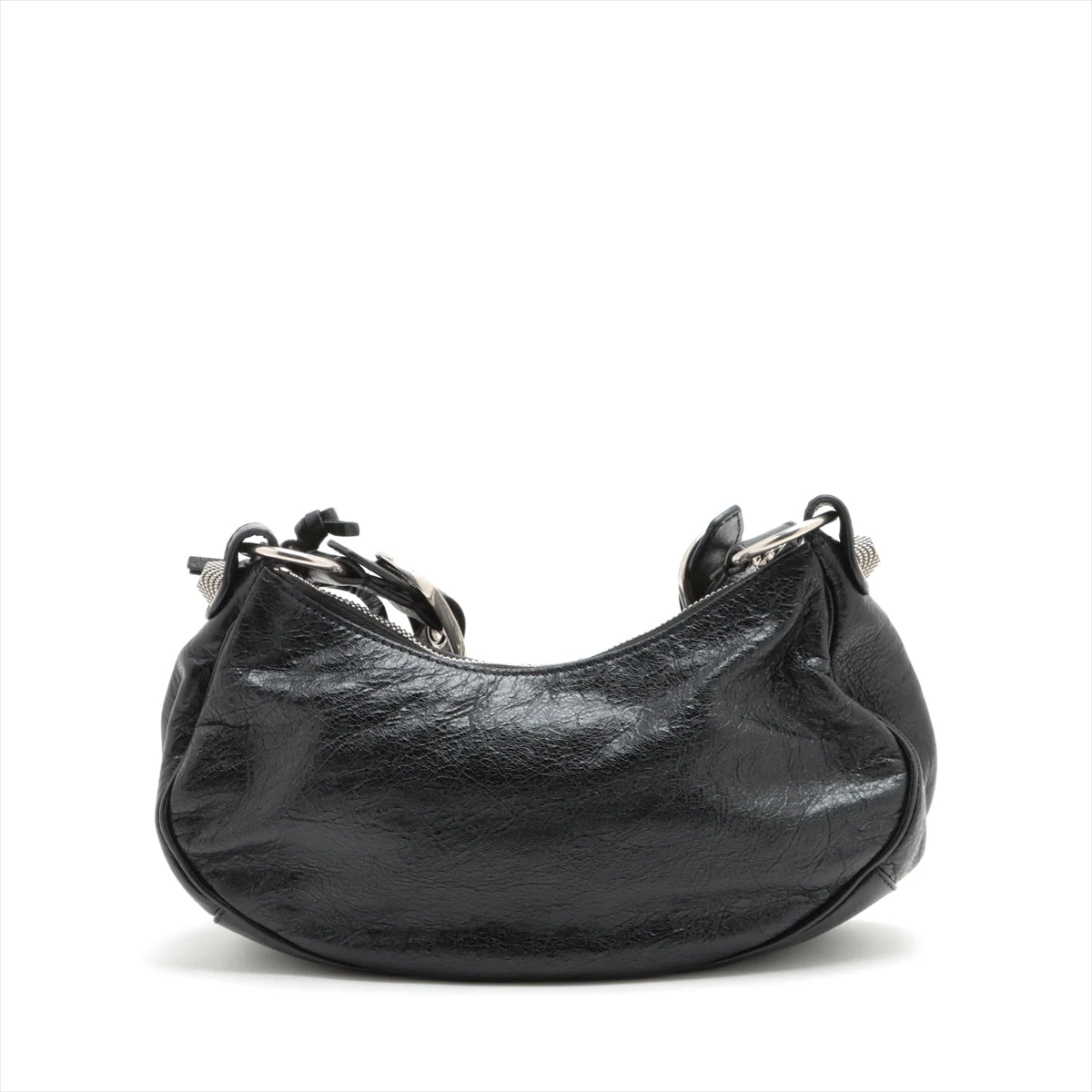 バレンシアガ アリーナ レザー ショルダーバッグ ブラック 671309