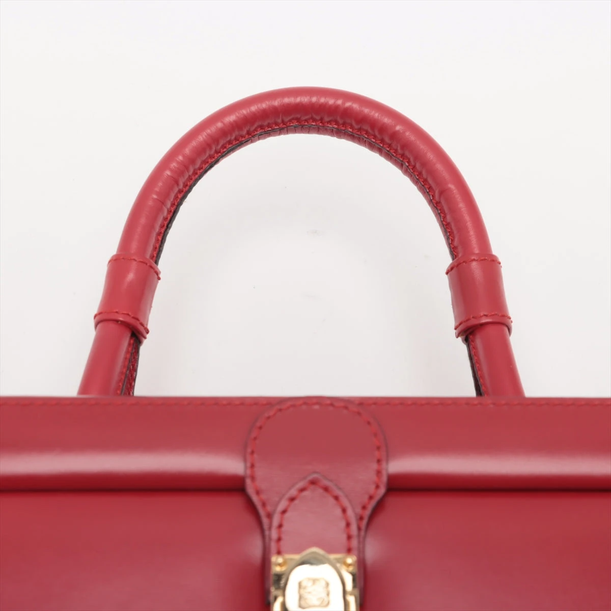 ロエベ レザー バニティバッグ レッド A2945128｜中古ブランド品