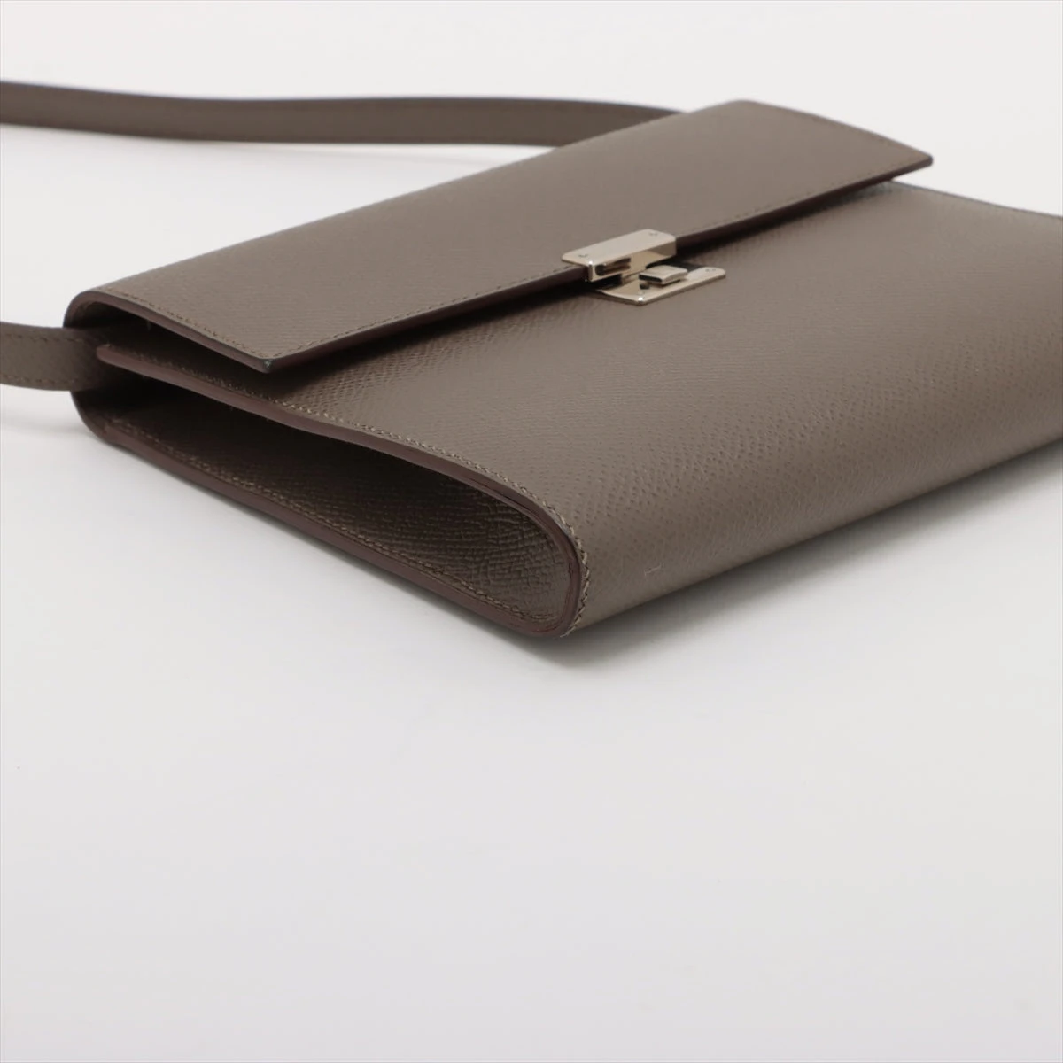 エルメス クリック16 ヴォーエプソン エトゥープ シルバー金具 A