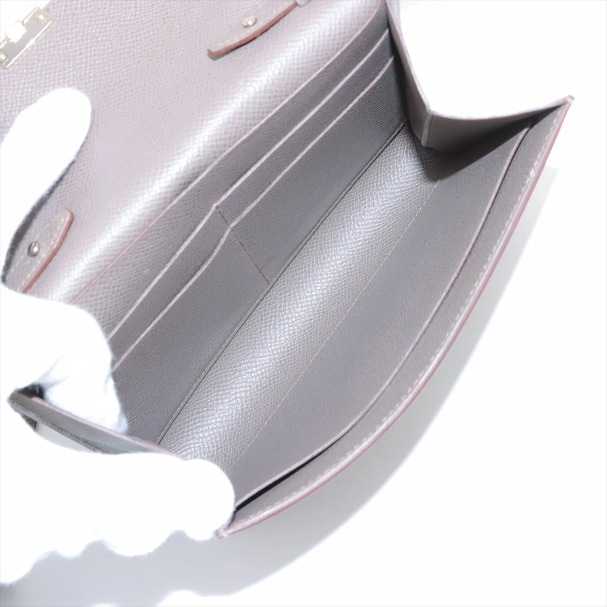 エルメス クリック16 ヴォーエプソン エトゥープ シルバー金具 A:2017  