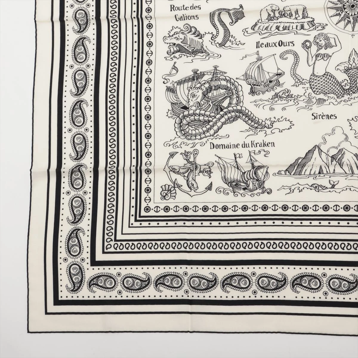 エルメス カレジェアン Tatouages Marins Bandana 船乗りの