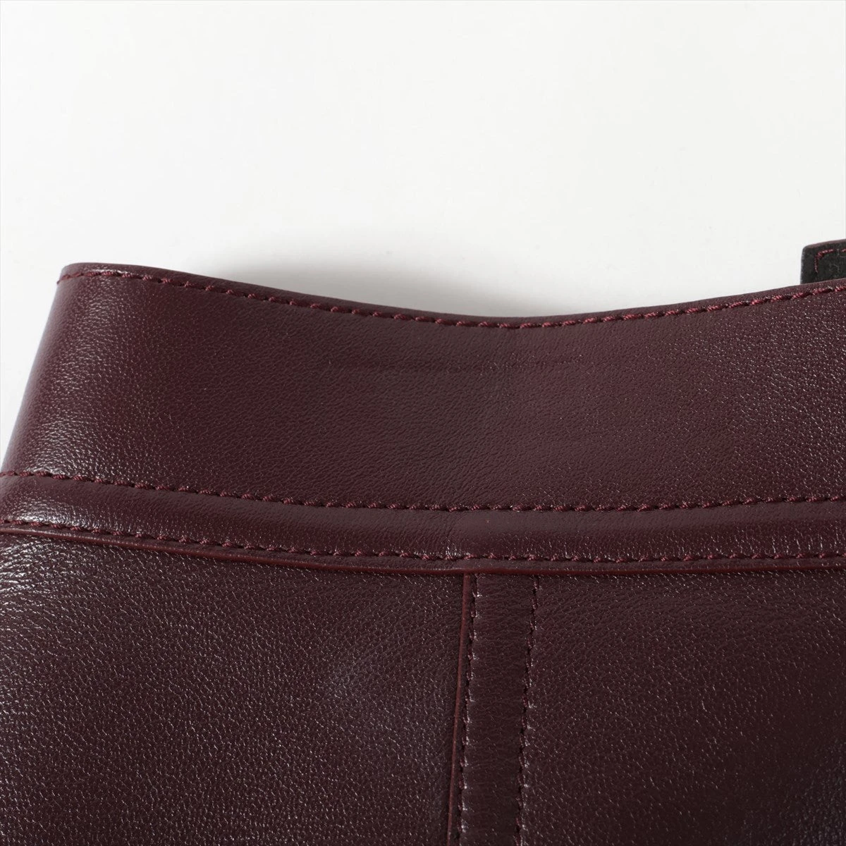 ヴィトン レザー スカート 34 レディース ボルドー FJLS03H0Q